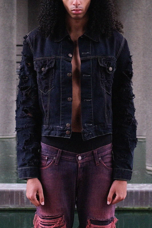 HORIZONTAL DENIM JACKET